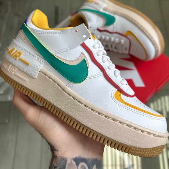 Nike Shoes - NIKE AIR FORCE 1 LOW WHITE GUM BOTTOM